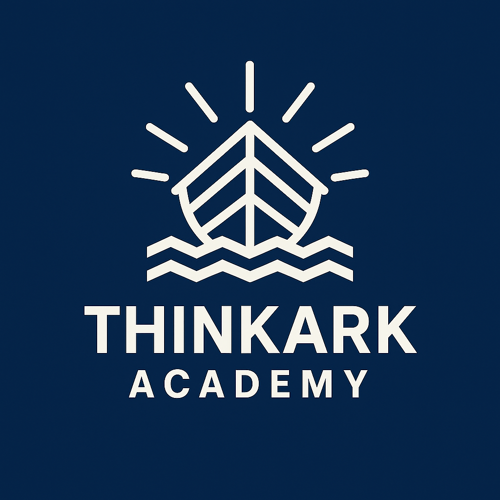 ThinkArk Academy logo white
